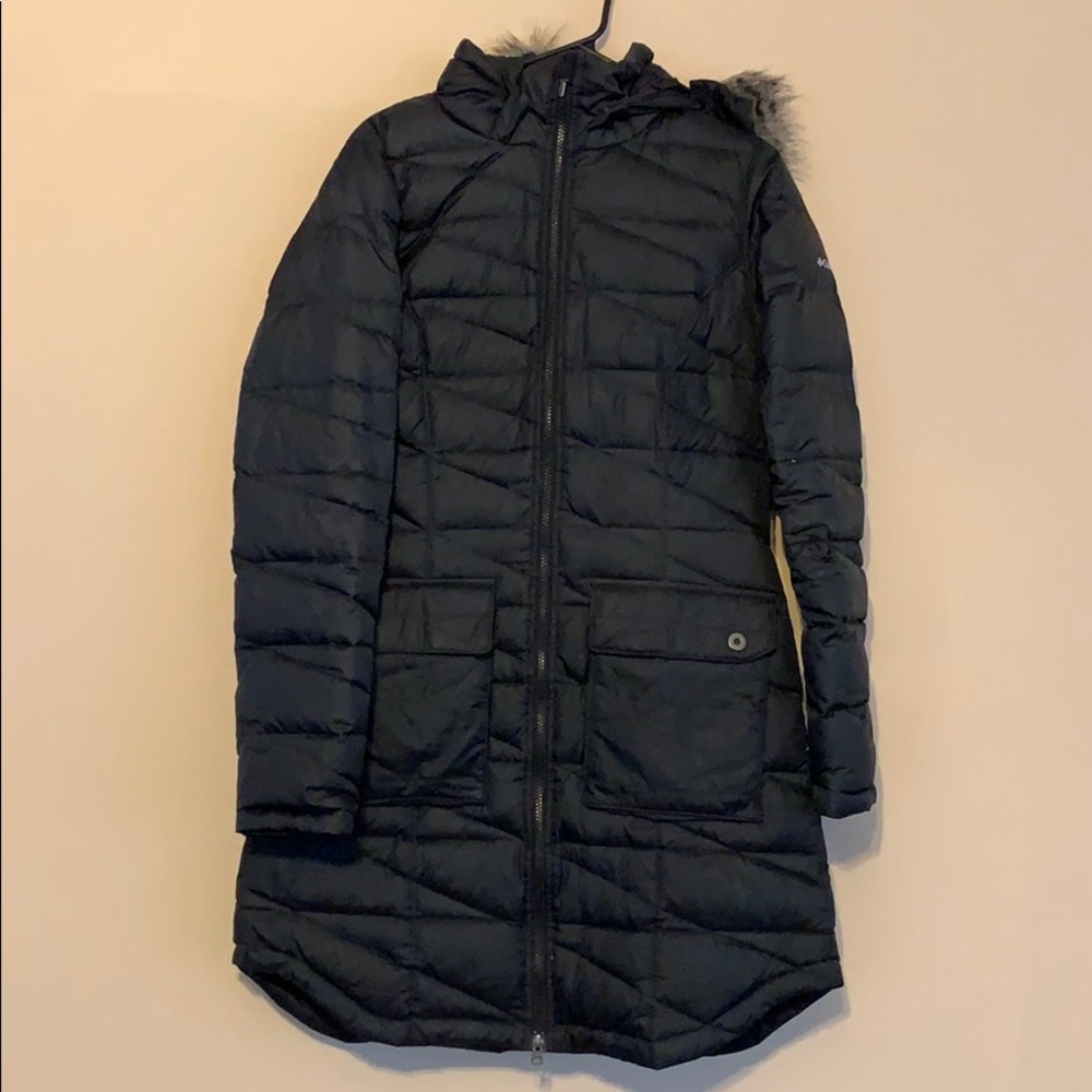 Columbia Knee Length Winter Coat